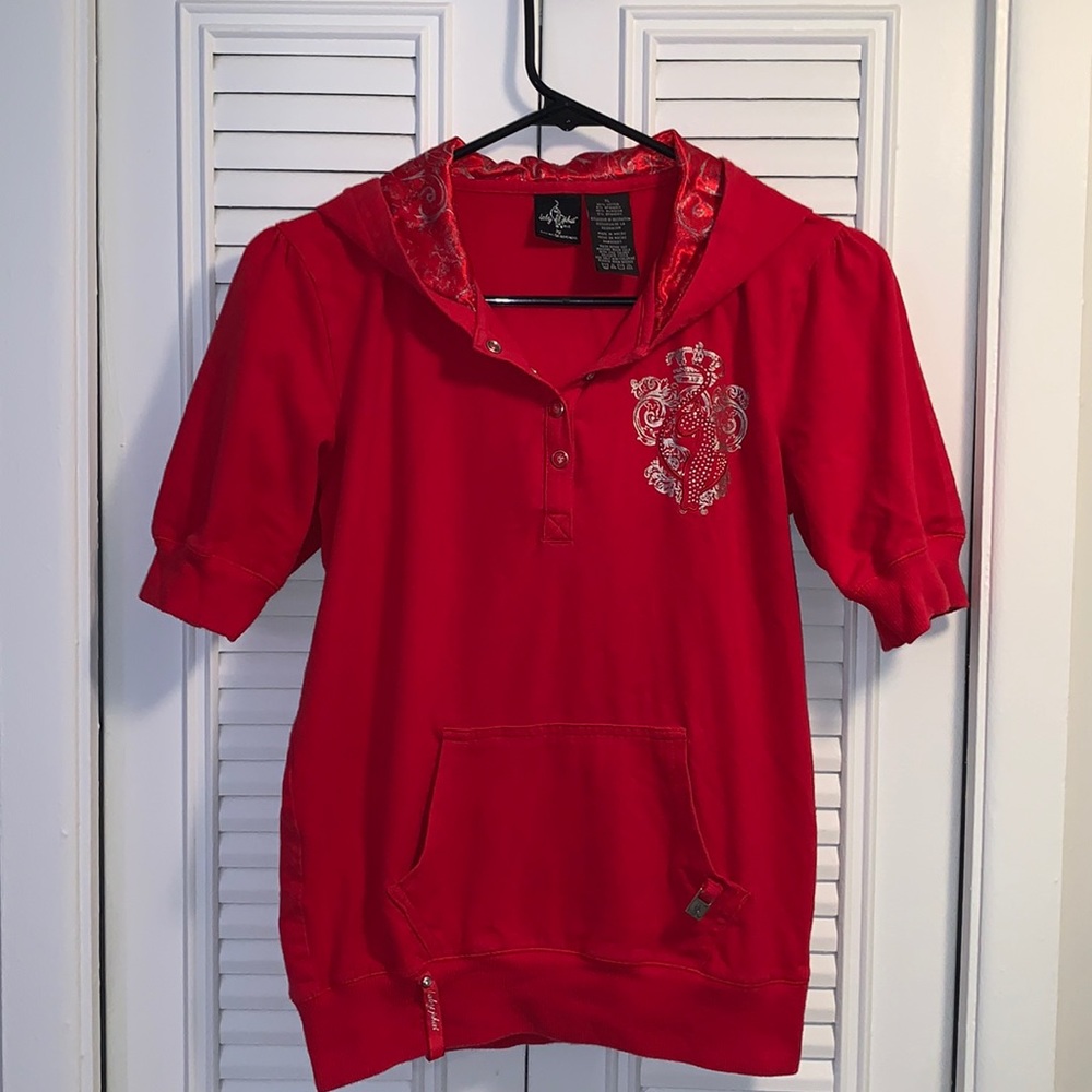 Baby Phat quarter sleeved hoodie